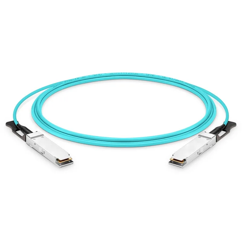 400Gbps QSFP-DD Active Optical Cable ROHS2.0 Compliant And Single 3.3V Power Supply