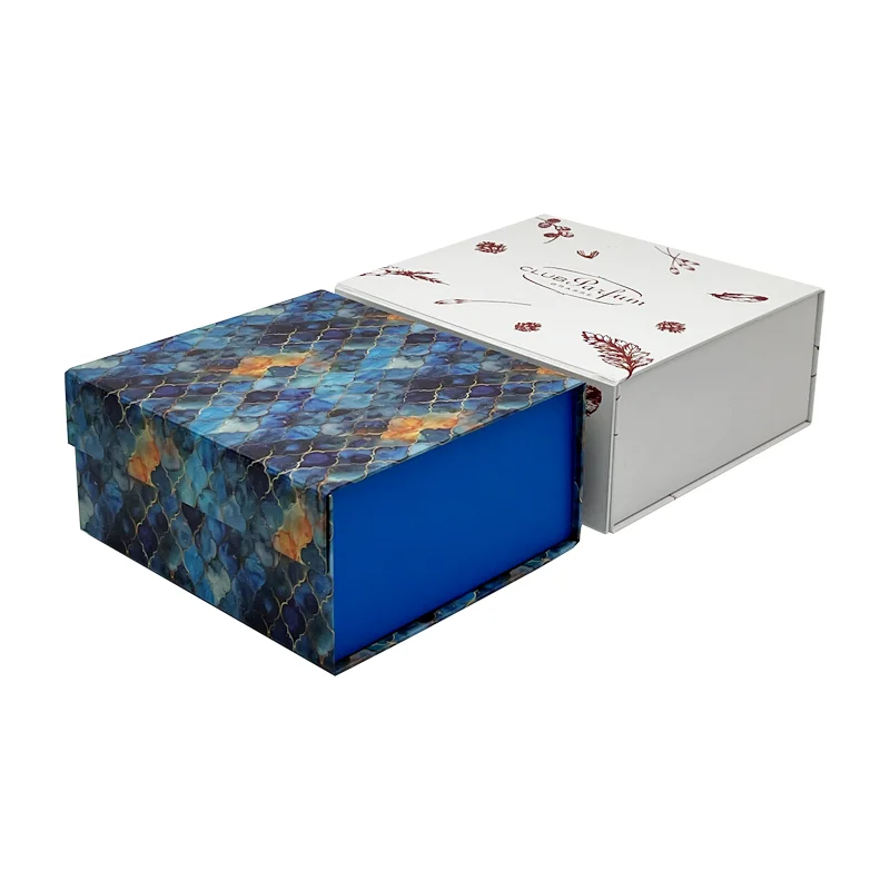 Custom Logo Luxury Magnetic Closure Folding Gift Box Durable Cardboard Packaging Box for Jewelry Cosmetics Clothes manufacture