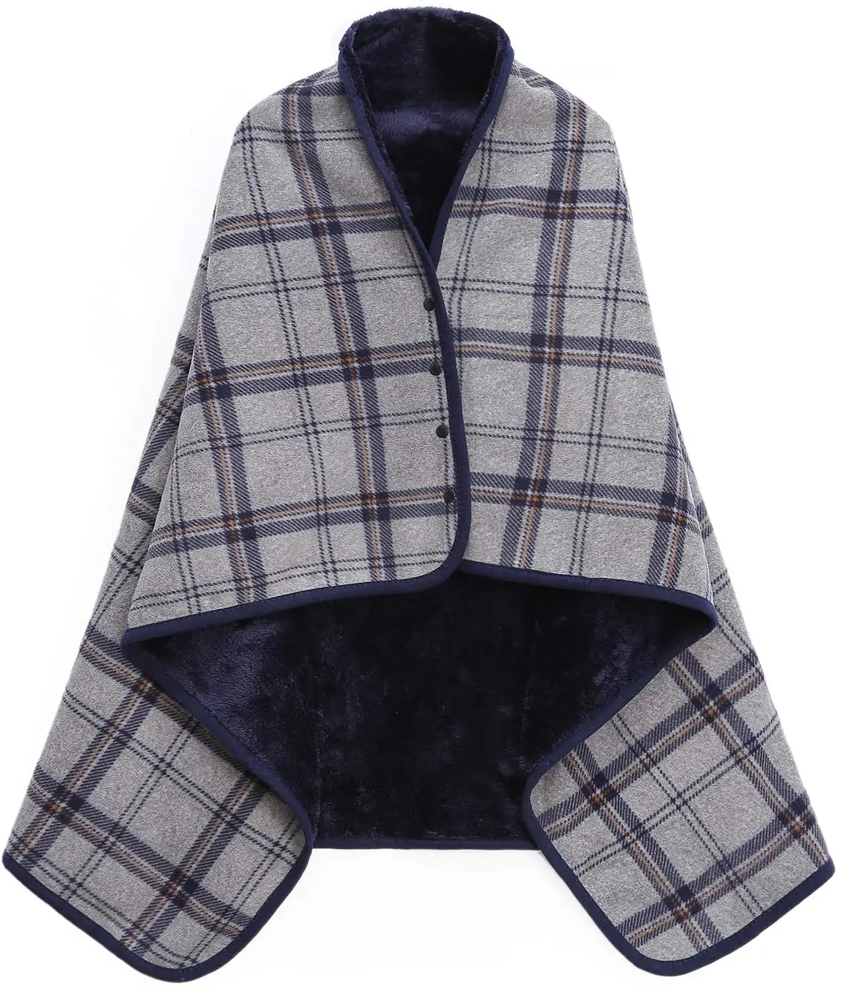 Sherpa Fleece Warm Shawl Portable Blankets Plush Throw Blanket