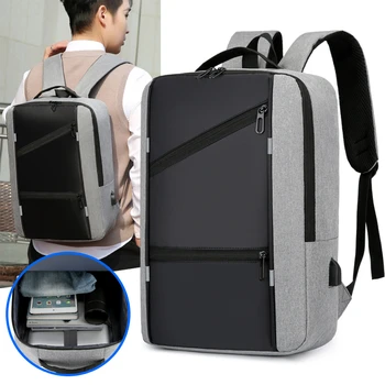 New Design Custom Logo Multifunction USB Charging Schoolbags Laptop Backpack