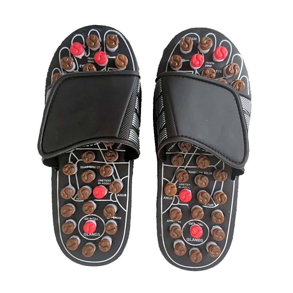 Massage slippers Care Rotate Nodes Simulated Human Finger Pressure Non-slip EVA Soles Acupuncture Points Foot Massager