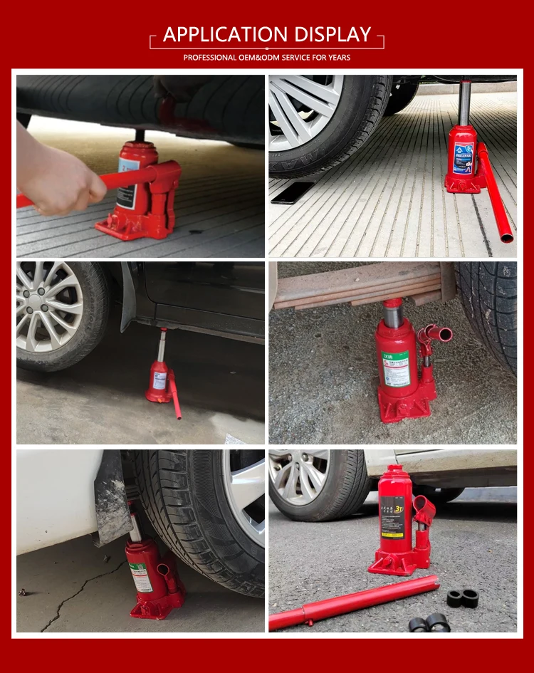 Auto Vertical Hydraulic Jack Hydraulic 2tons 3tons 5tons 8tons 10tons ...