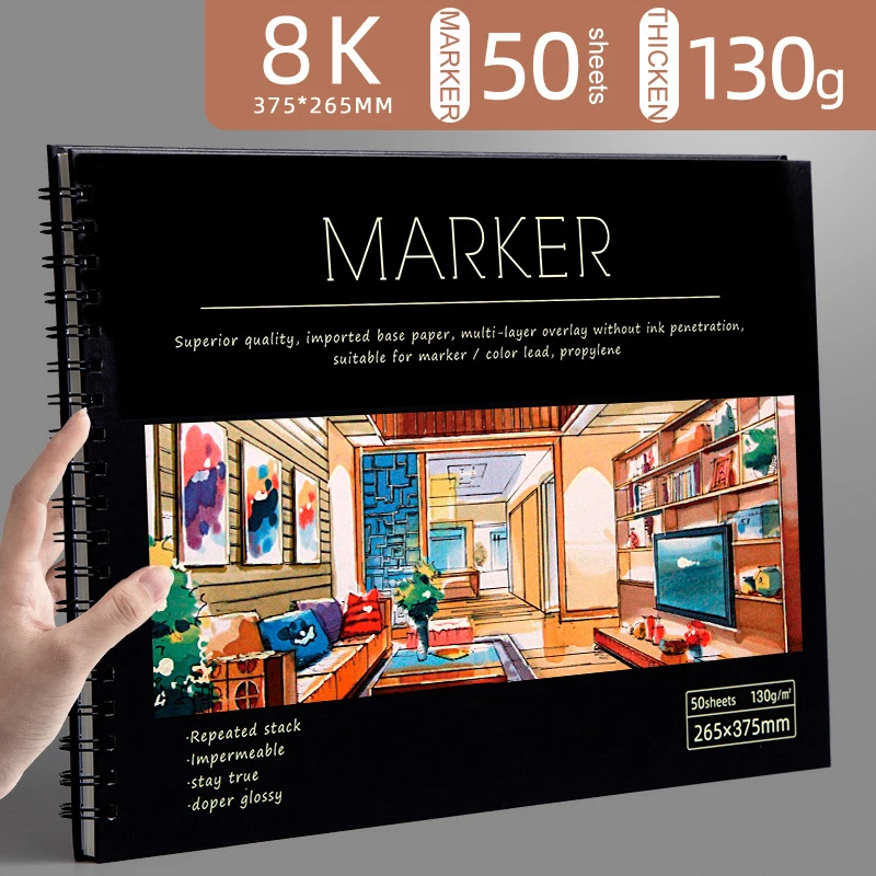 Joytop Wholesale 8K A4 16K Marker 50 Sheets - Custom Sketchbook