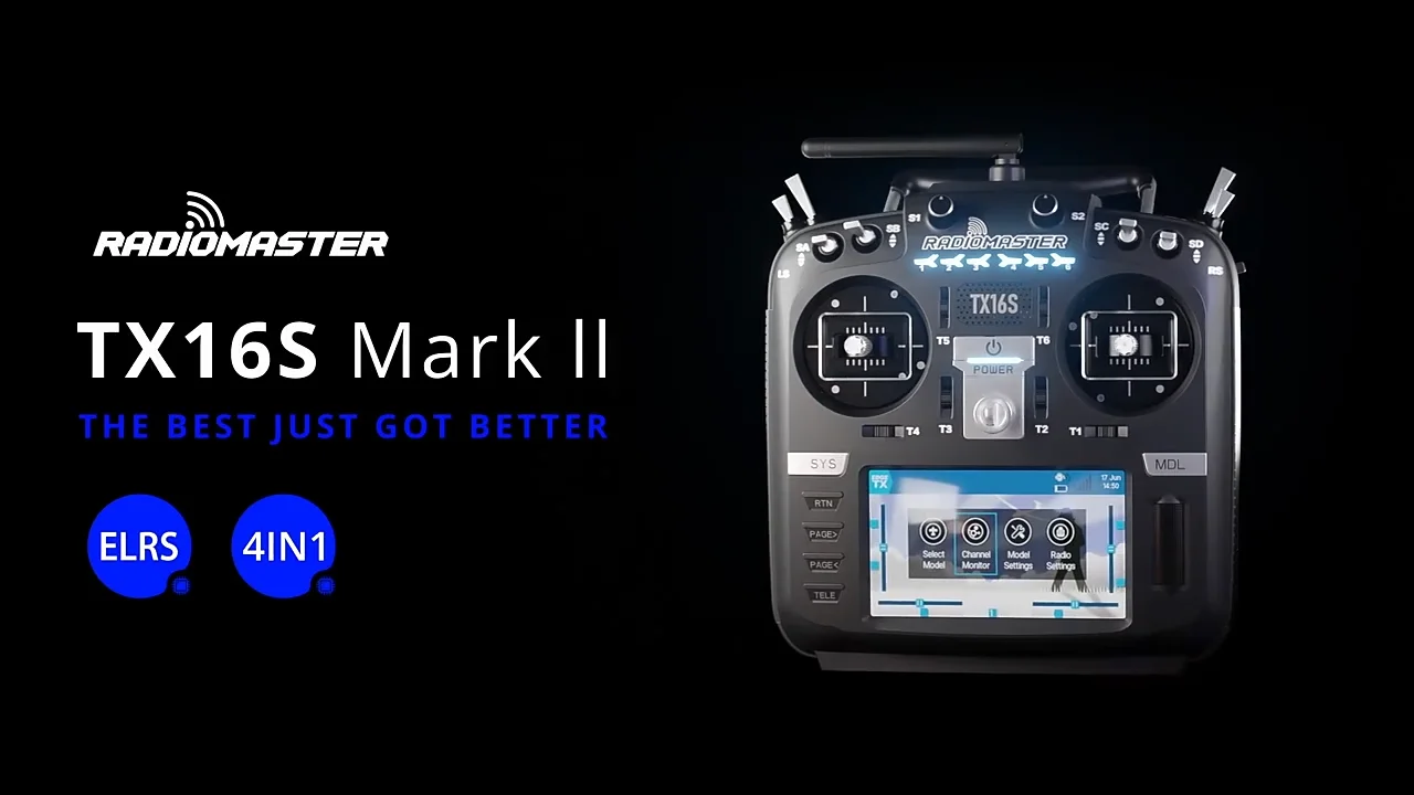 Radiomaster Tx S Mark Ii Max V Hall Gimbal In Elrs Multi