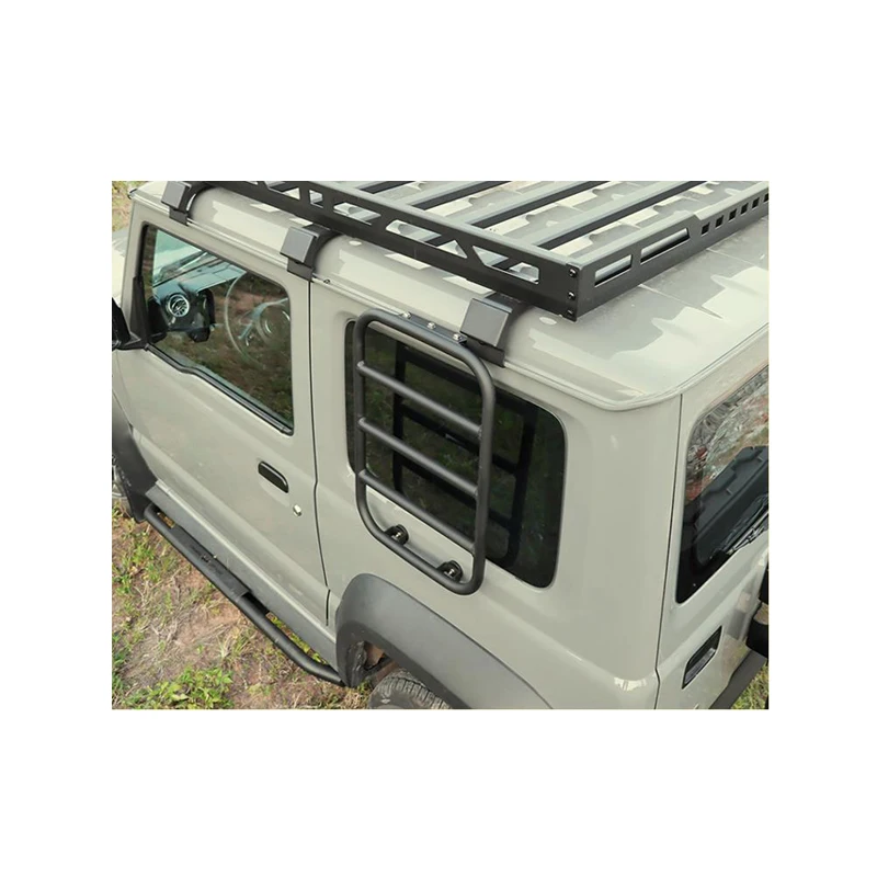 スズキ ジムニー 19+ JB74 JB64用 アルミ合金製 サイド ラダー 4x4