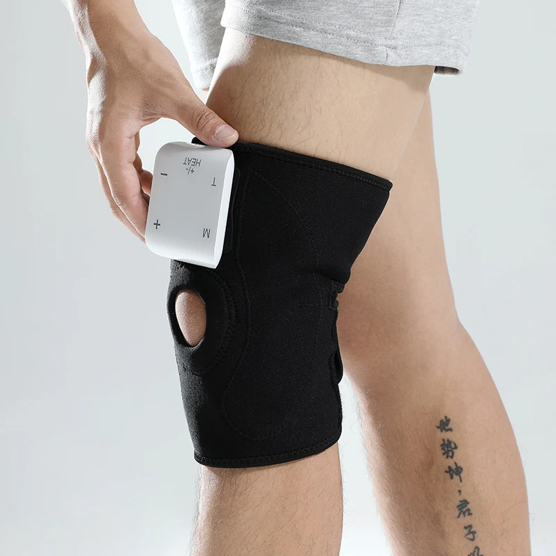 Portable Tens/heat Knee Wrap Compression And Warmth To Relax Muscles 8