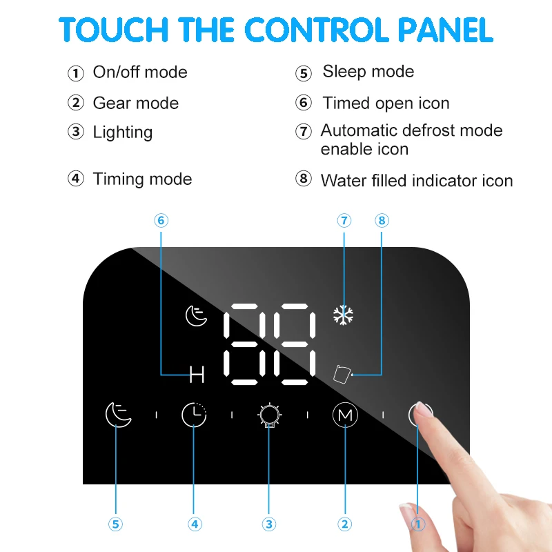 OEM Dehumidifier Mini Smart 1200ml Dehumidifier With air Purifier Home