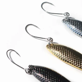 Small Water Demon Luya Horse Mouth Sequins Micro Artificial Hard Bait Zinc Alloy Hooks for Freshwater Fish Green Lure Fishing – Hard Lure – view 3