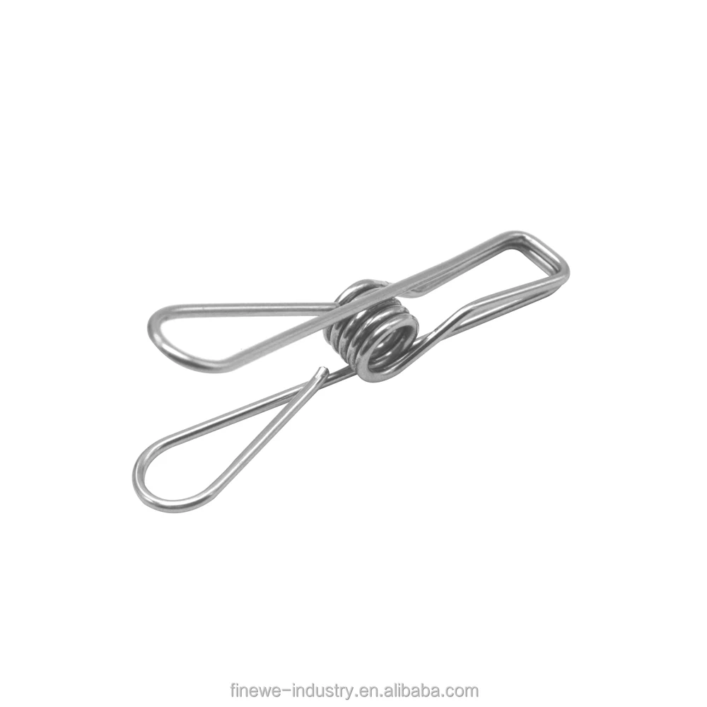 Custom Clothes Pegs Soft Grip Stainless Steel Heavy Torsion Clothespin