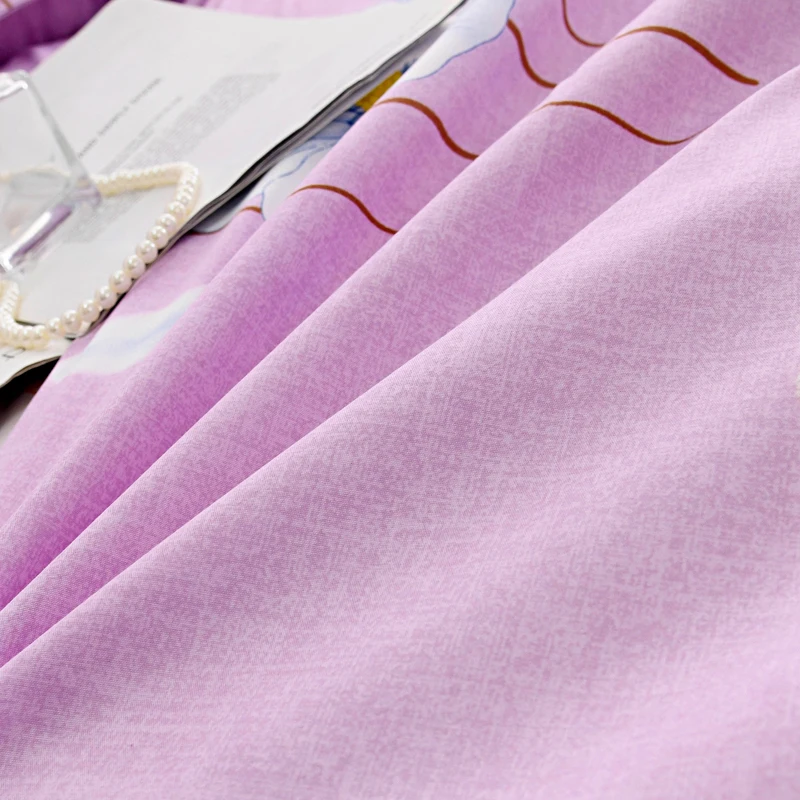 2024 Brahman Nest Home Collection Modern Woven Cotton Fiber Quilt Single Quilt Cover Bed Sheet Pillowcase Four-Piece
