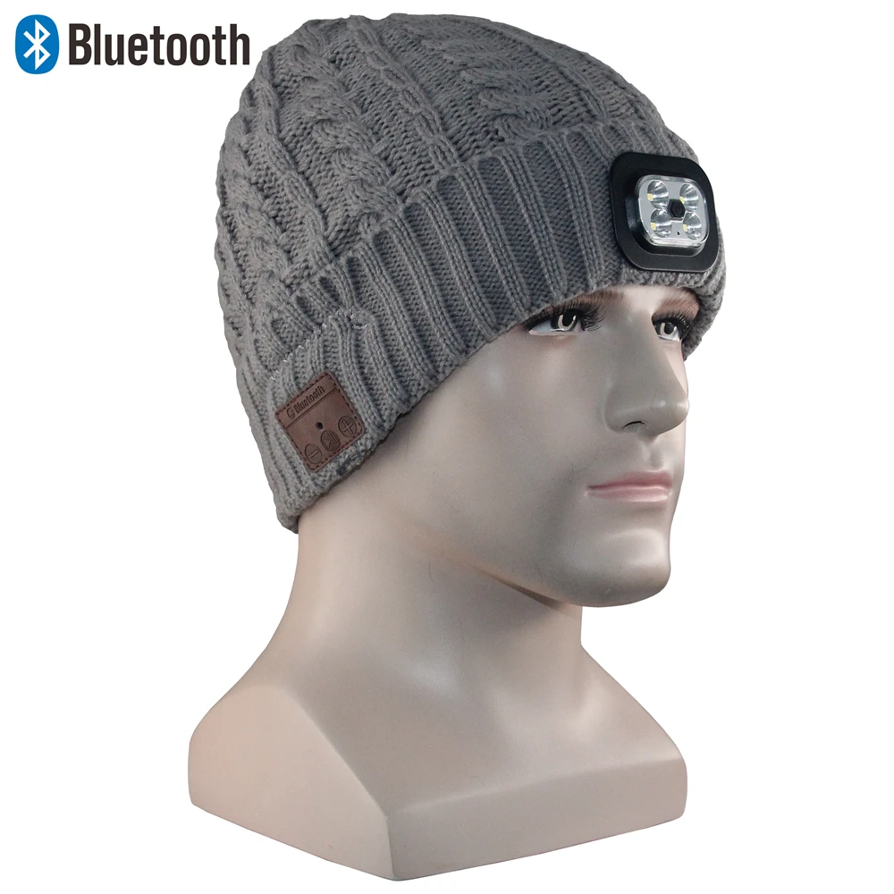 Ac Earphone Hat Headphone Blue Tooth 