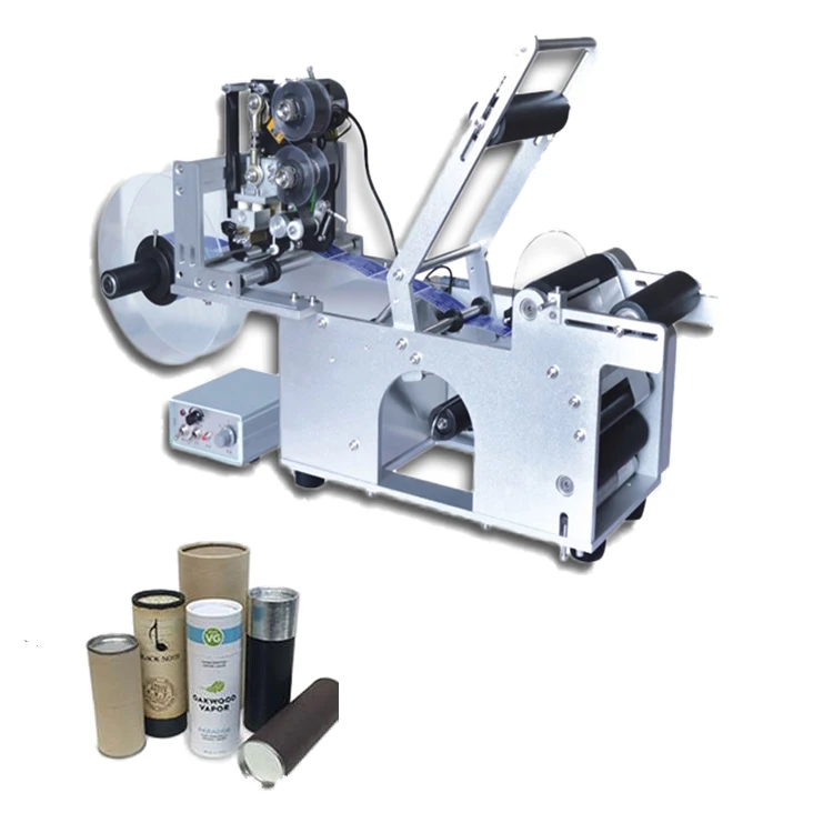 Lt50 полуавтоматическая машина для нанесения этикеток на круглые бутылки/полуавтоматический аппликатор для этикеток