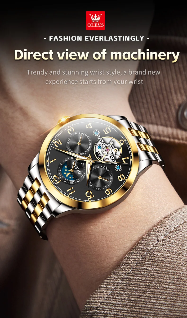 OLEVS 7018 Automatic Mechanical Watch description image 5
