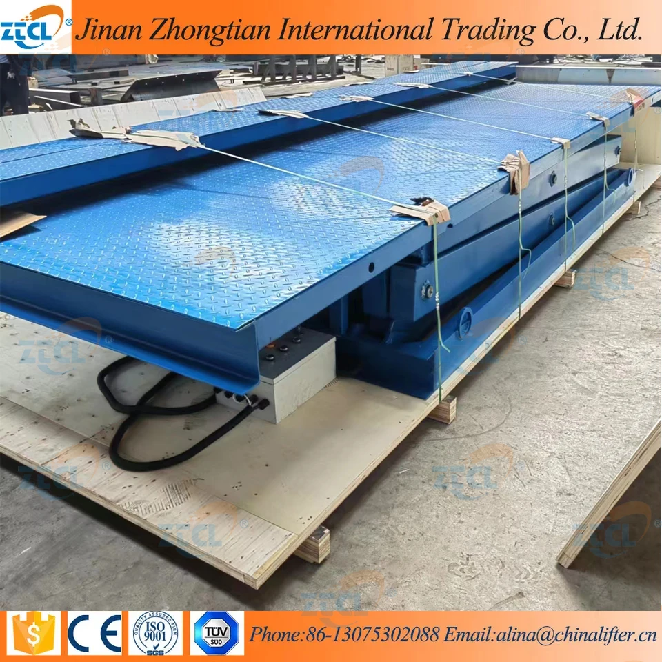 Electro-hydraulic Fixed Scissor Lifting Platform For Loading And ...