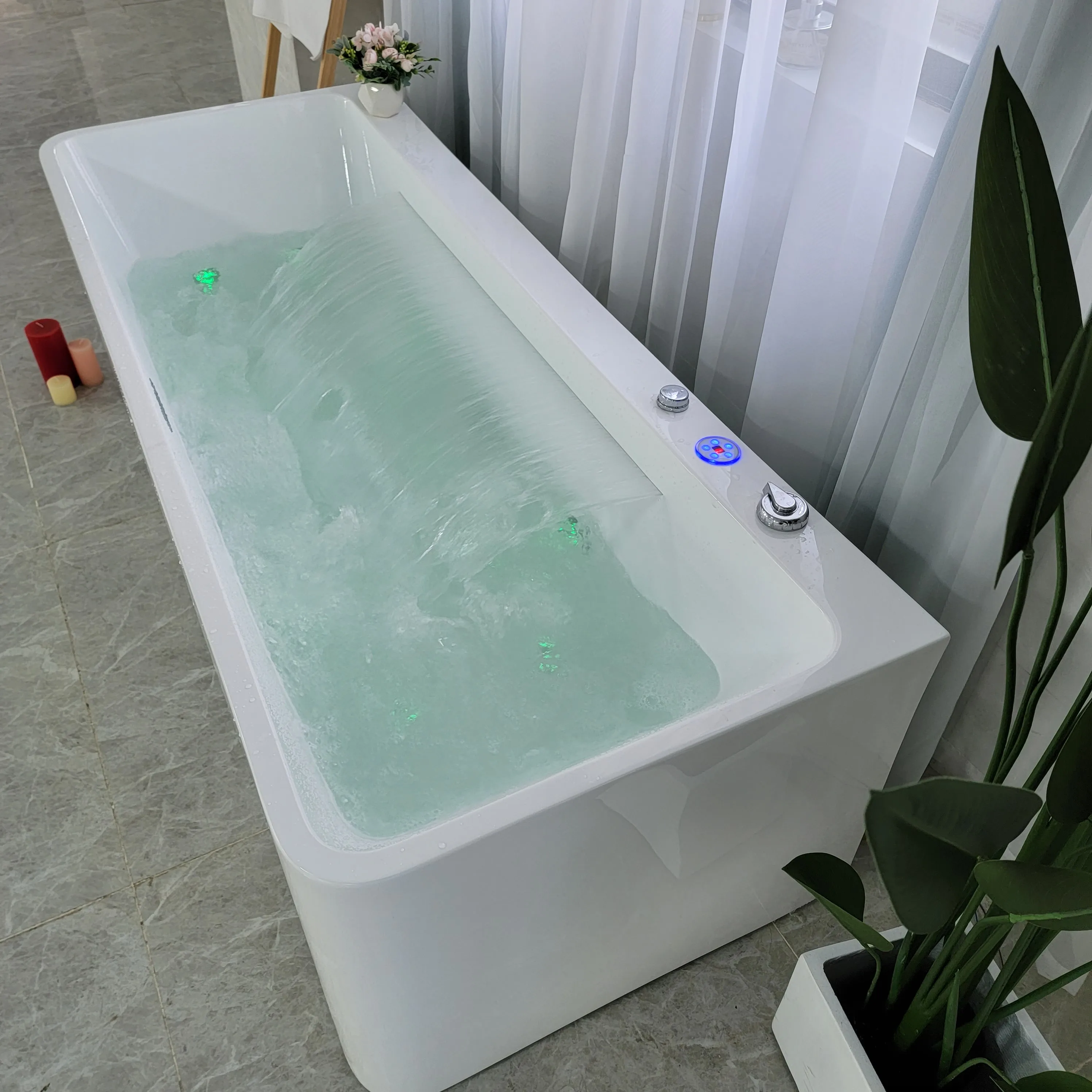 Luxury Whirlpool Spa&bathtub Freestanding Outdoor Tub And Acrylic Air