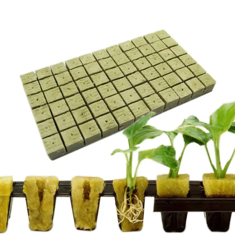 2023 Agriculture Use Rock Wool Cube For Lettuce Agricultural Greenhouse 