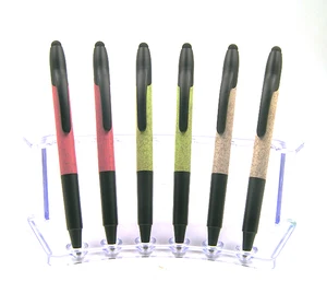 High Quality Red Fashionable Personalised Ball Pen in Bulk Cute 1.0mm Writing Width Gift