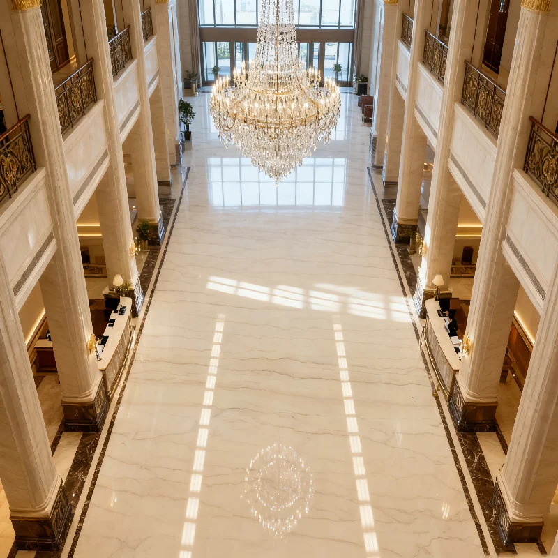 Natural China White Marble Stone Waterjet Medallion Cut-to-size for Apartment Villa Hotels Lobby Natural Stone Tiles