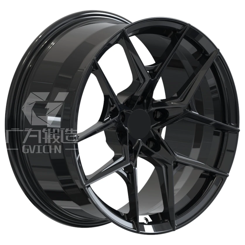 GVICHN G20 Wheels Brushed Dark Clear 5-112 5-120 5-114.3 New Condition 100mm PCD 50mm ET Exclusive  Styling  custom car wheels