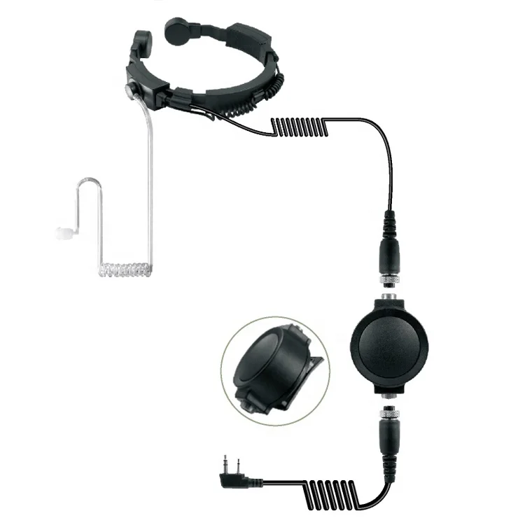 Neck Throat Control Detachable Big Ptt For Yaesu Vx 600 Vx 800 Vx 7r Walkie Talkie Earpiece Earphone Buy Vx 180 Walkie Talkie Earphone Vx 150 Earphone Throat Control Earphone Product On Alibaba Com
