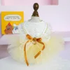 Abito da sposa dorato