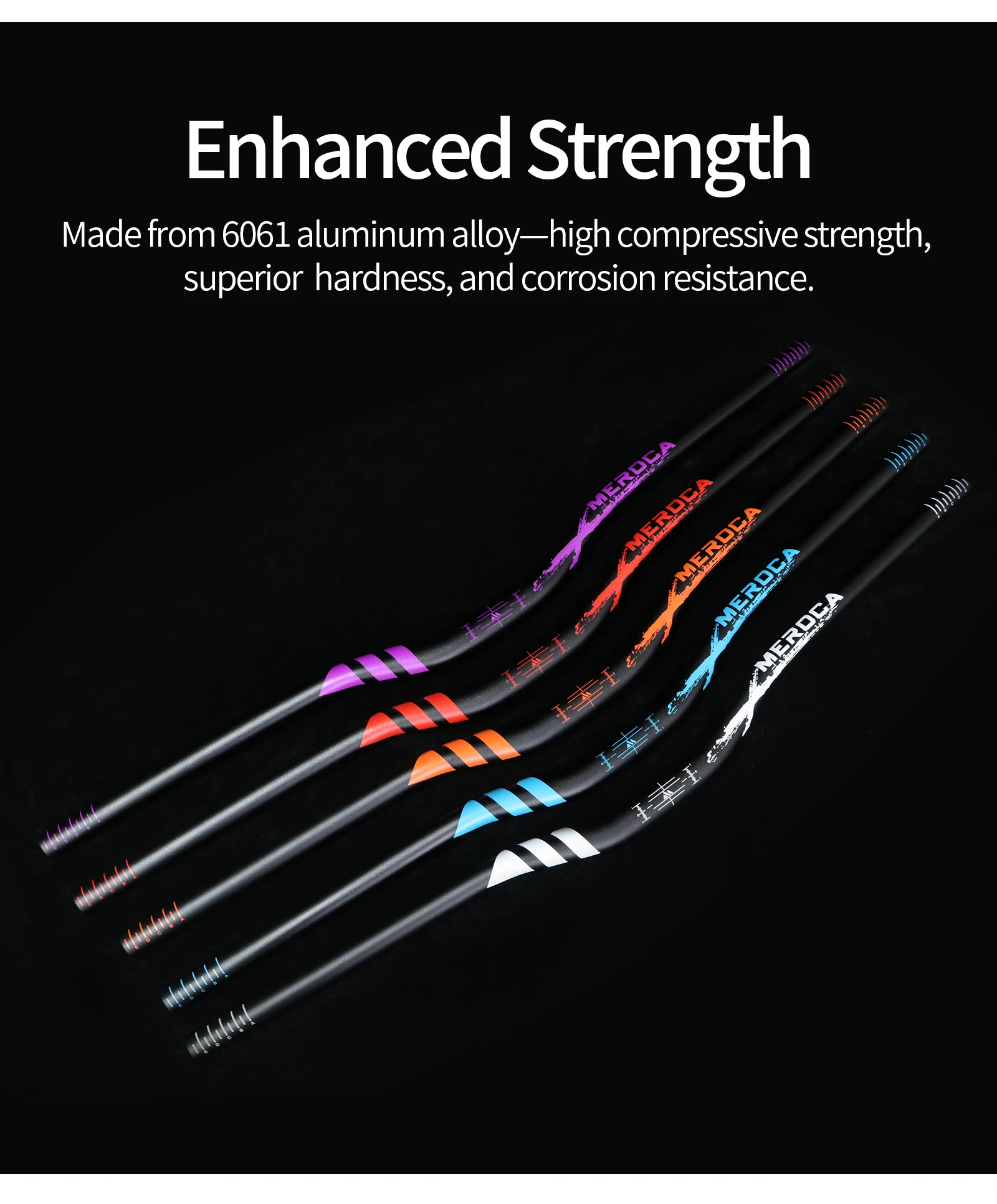 Aluminum Alloy Mountain Bike Handlebar with Swallow Handle 31.8*780mm/720mm Lifting Speed Cross-Country Mtb Handle Bar