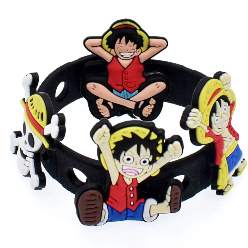 Luffy Chopper Shoes Buckles One Piece Figure Crocs Charms Shoe