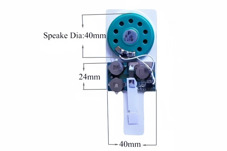 Recordable Halloween sound module music ic chip with slide tongue ...
