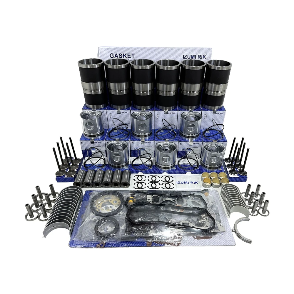 IZUMI RIK Overhaul Rebuild Kit for Yanmar 6GH-STE Industrial Engine Parts