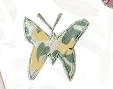 Easter Spring New Arrival Embroidery Applique butterfly Linen Burlap Table  Runner Tablecloths