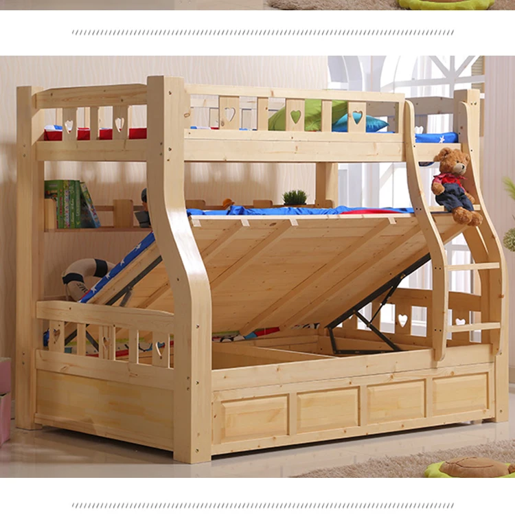 Special Design Widely Used Modern Wood Loft Bunk Bed Children