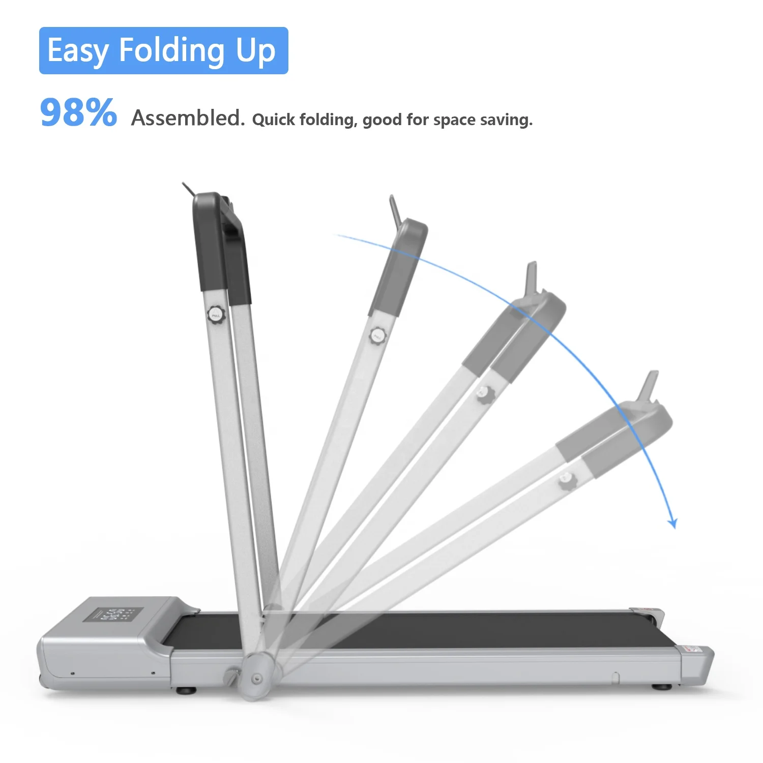 Walking Machine Walking Pad Treadmill Mini Lipat Kebugaran Rumah