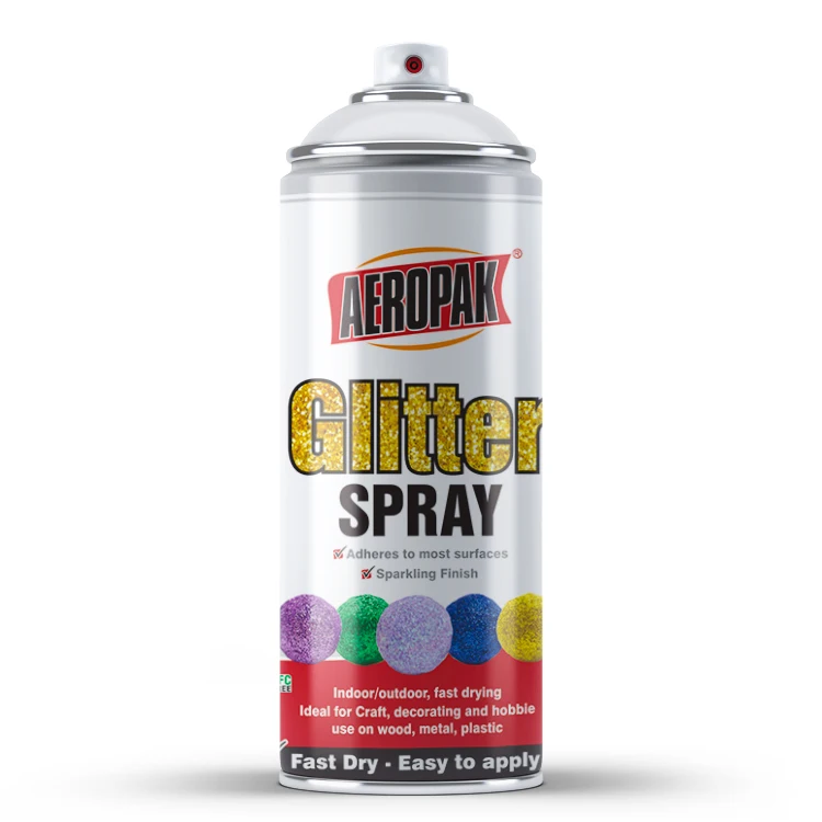 Krylon K03802A00 Glitter Blast Glitter Spray Paint for Craft Projects,  Silver Flash, 5.75 oz
