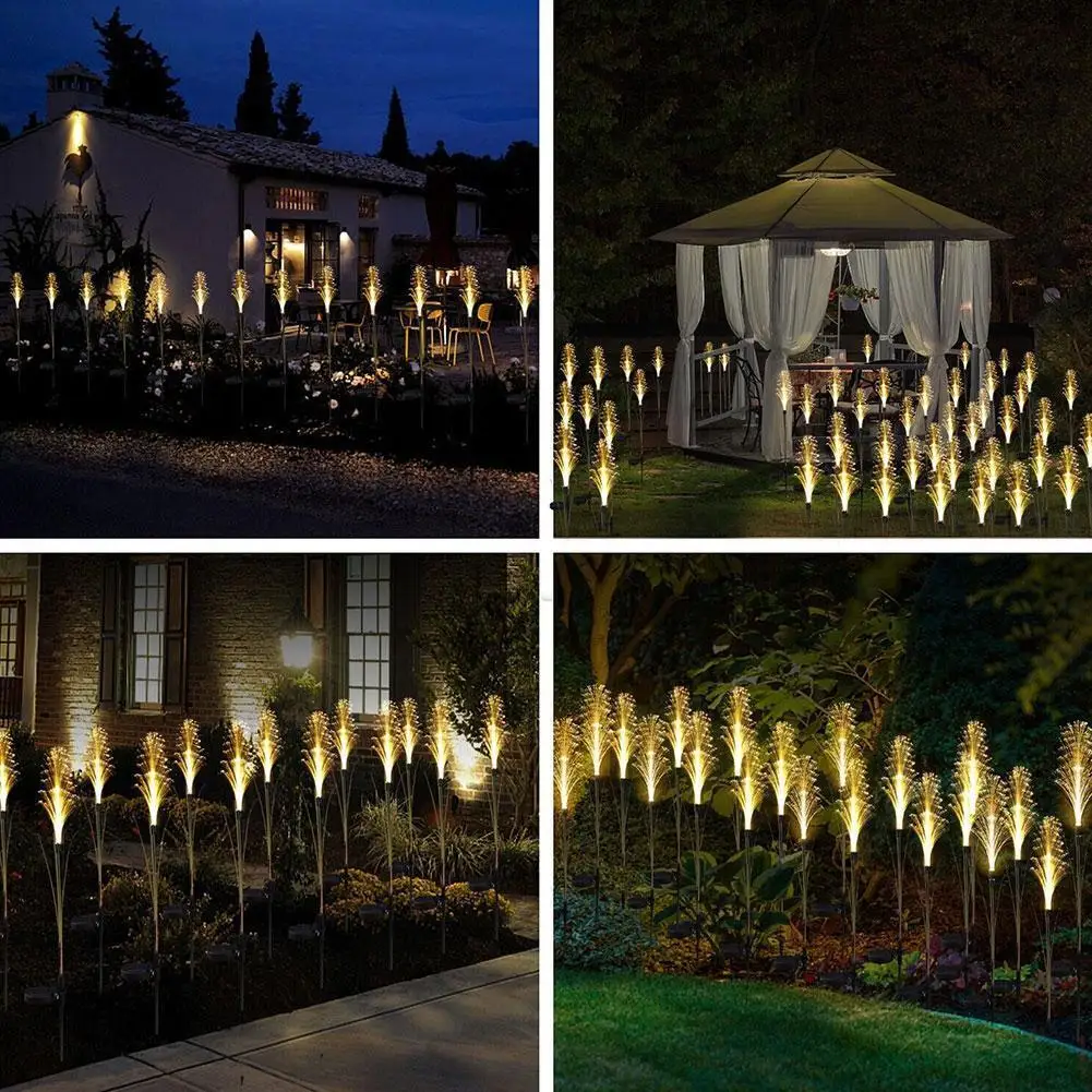 Christmas Decorations Led Solar Fairy Reed Lights Solar Garden Stake ...