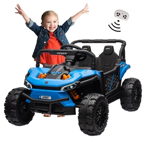 12V Electric Children Ride-on Cars Powerwheels Oversized 2 Seats 4X4 Utv for Big Kids