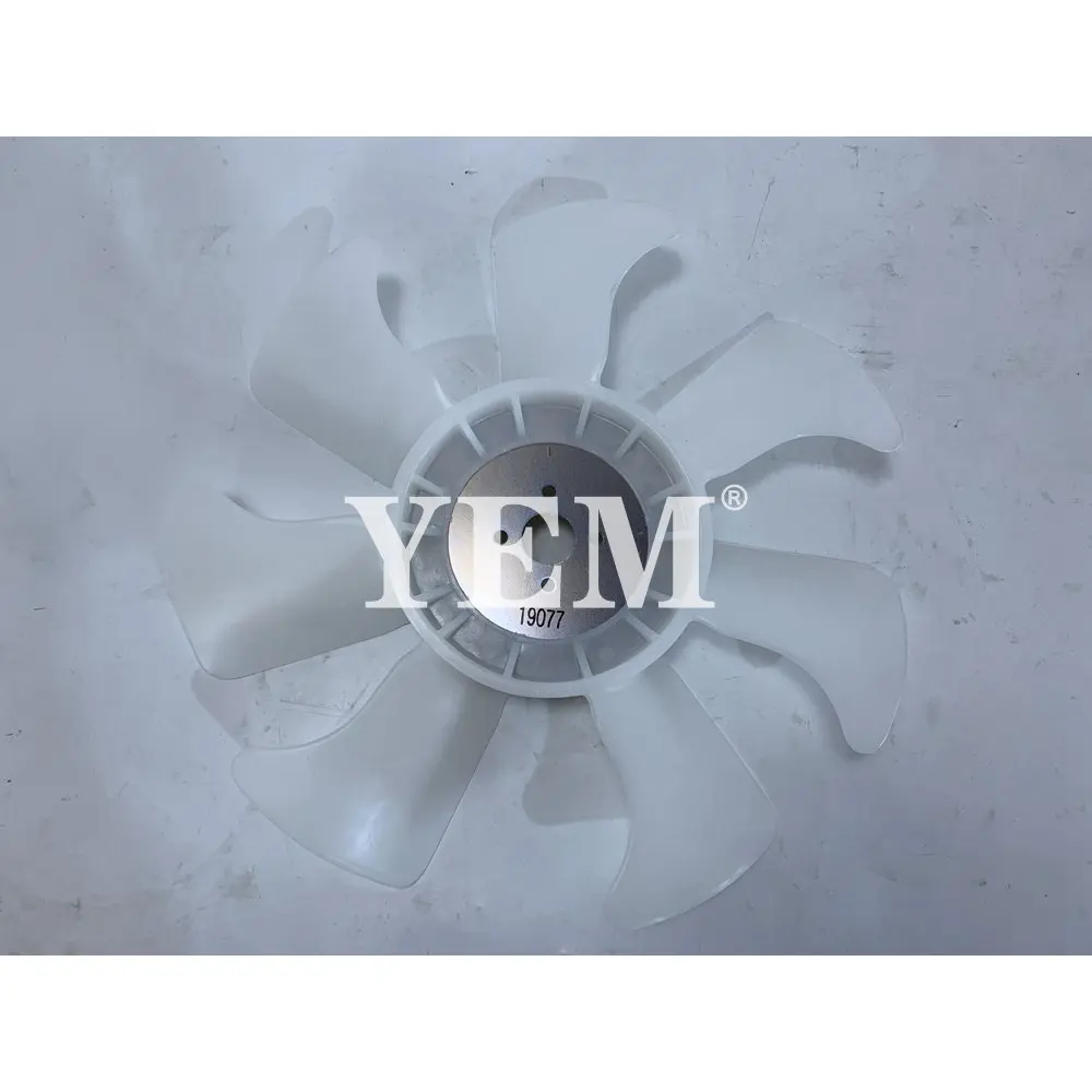 Fan Blade 19077-74110 for Kubota Engine D1703 D1803 V2003 V2203 V2403 Excavator KX033-4 KX121-2 KX161-2 KX91-3 U35 U35-S2CA