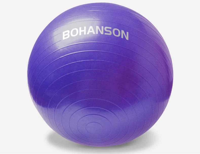 2022 Custom Logo Anti Burst Big Core Pilates Wholesale Exercise Fitness Gym 45cm 55cm 65cm 75cm PVC Yoga Ball