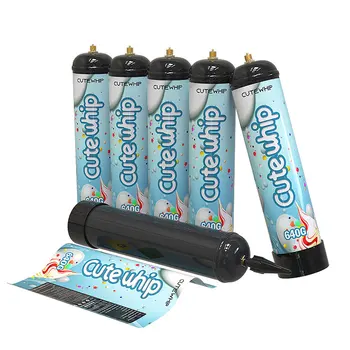 Wholesale 640G 666g 1.1L Cylinder whip Cream Charger Smart Fast Gas Whipping Canister  Whipped Cream Chargers