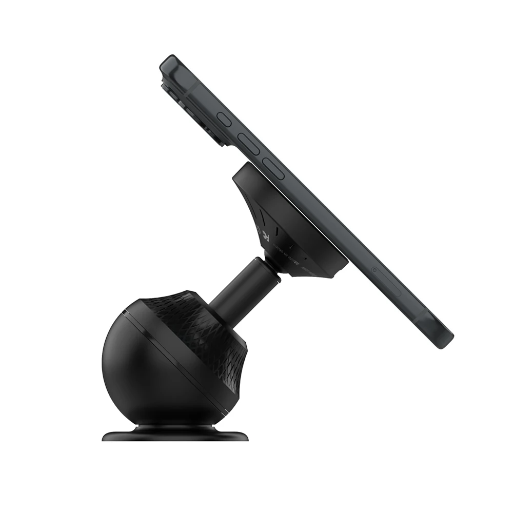 Mini Magnetic Wireless Car Charger X15, Retractable Car Charger 15W Fast Charging, Dashboard Car Phone Holder for iPhone 17/16