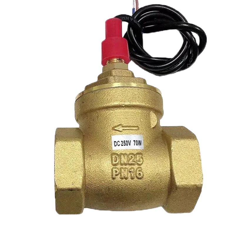 Water Flow Switch 220V Electronic Flowmeters Brass Baffle Flow Switches DN25 Automatic Water Flow Switch for Heat Pump