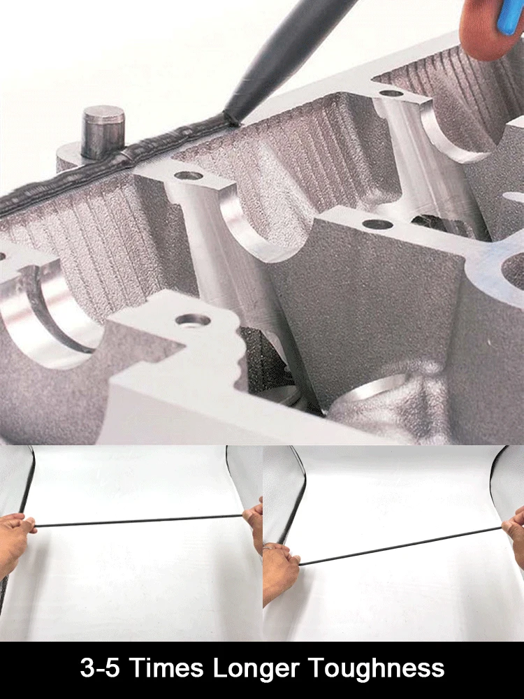 High Temper Waterproof Fireproof Rtv Silicone Sealant Reinsisil Gasket