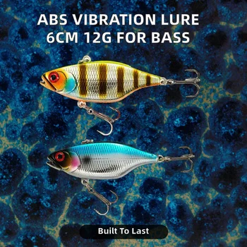New 6cm-12g ABS Vibration Fishing Lure for Bass & Trout Ocean Boat Fishing Lake River Stream-Printed Artificial Bait – Hard Lure – view 3