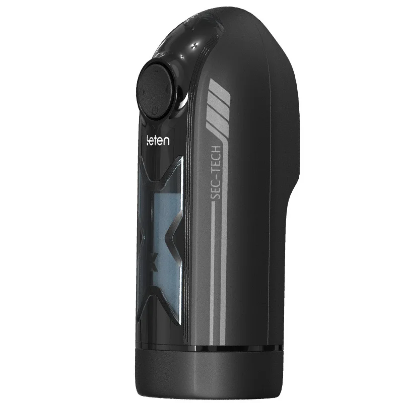 10 Frequency Telescopic One Click Burst Intelligent Heating Pronunciation Comes with Earphones Men Sex Toys