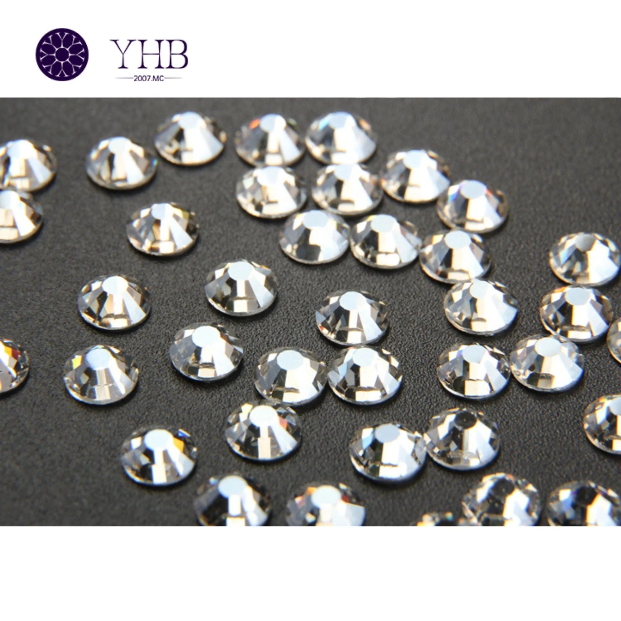 YHB Genuine Austrian Crystal Neckline Design Rhinestones Near Me Wholesale Prices Rhinestone