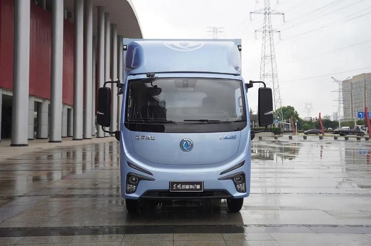 Dongfeng 380km fast charging light 1.5 ton 4x2 electric box cargo van minivans camioneta electrica prices