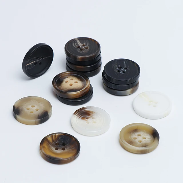 Оптовая продажа Высококачественная резиновая пуговица для одежды с 4 отверстиями на