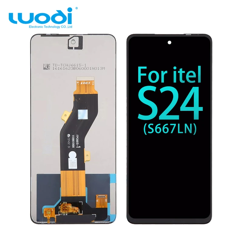 Original OLED Display GX LCD Screen Replacement for Itel S24 S667LN Mobile Phone 1-Year Warranty