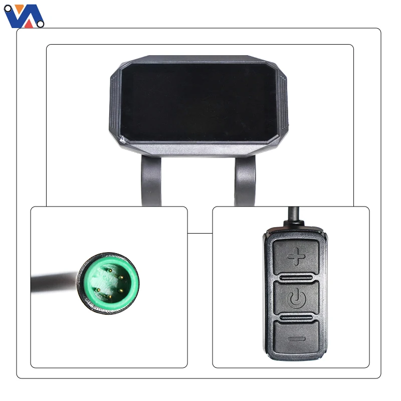 product qmwheel v20 mini electric dirt bike hs02 dashboard with switch for fat bike replacement parts v20 mini fat bike accessories-6