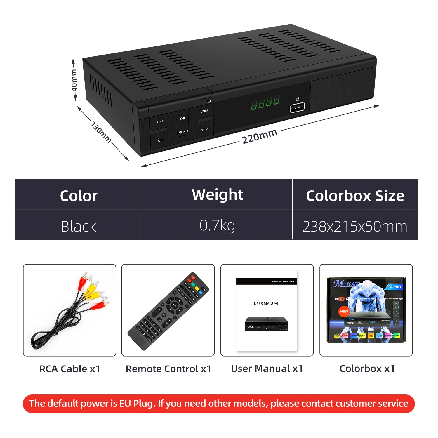 DVB T2 S2 Strong Digital Combo Decoder Free to Air Set Top Box Satellite TV Receiver Set Top Box