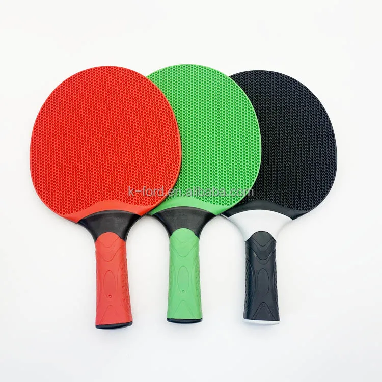 Source Konford custom outdoor table tennis raqueta tenis de mesa rubber pingpong paddle plastic bat with bag on m.alibaba.com